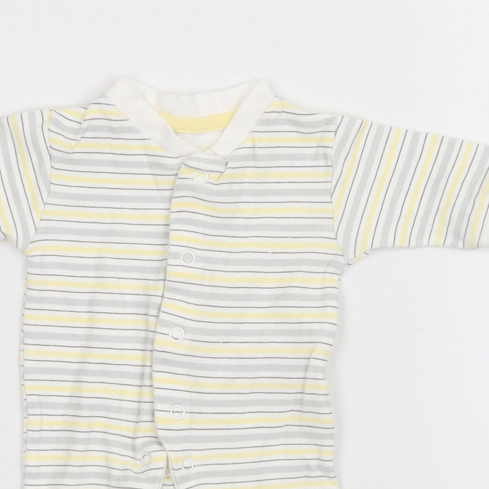 EARLY DAYS Baby Multicoloured Striped  Babygrow One-Piece Size Newborn