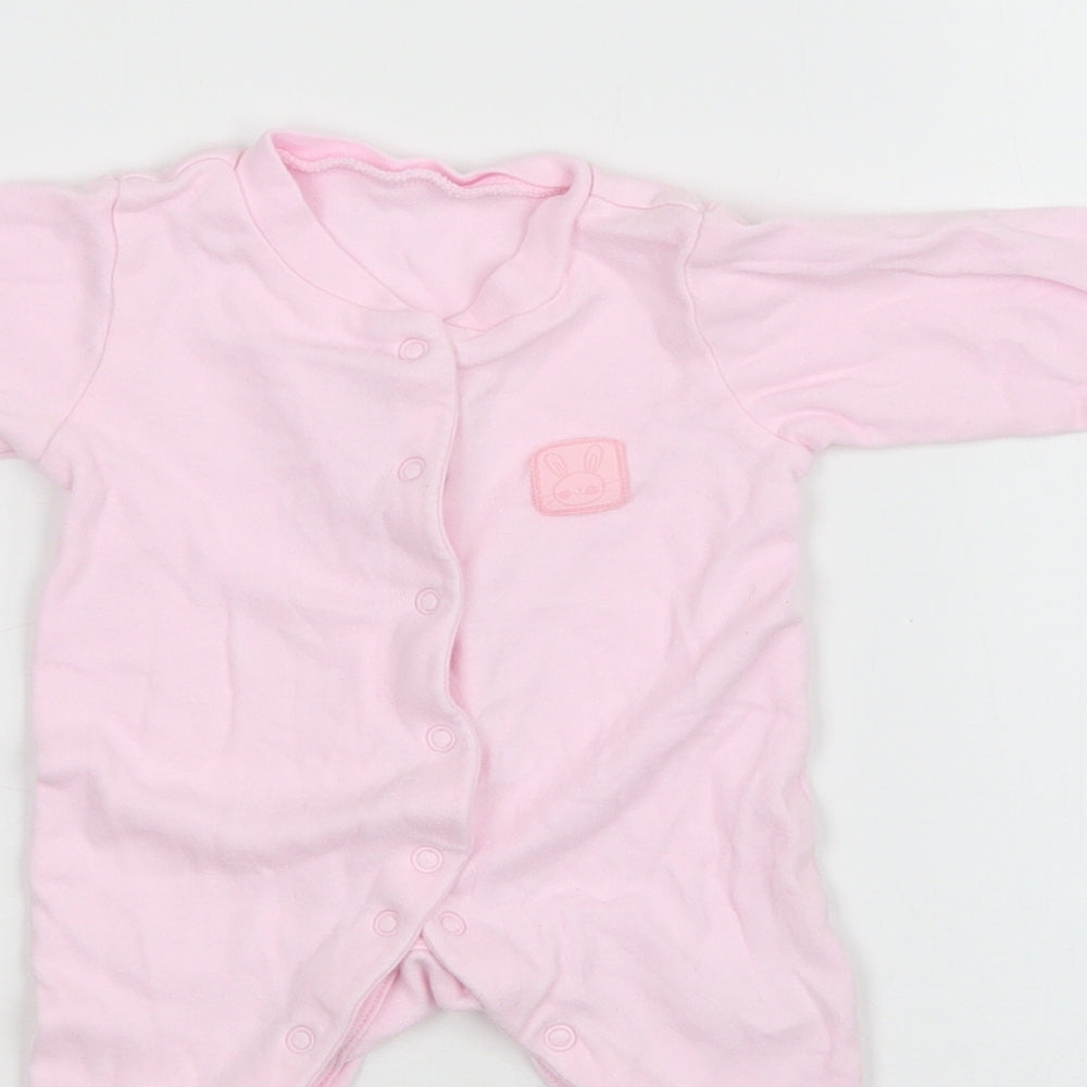 TU Girls Pink   Babygrow One-Piece Size 0-3 Months