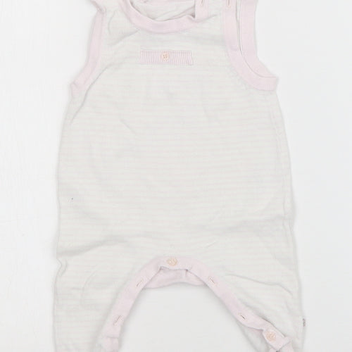Mothercare Girls Multicoloured Striped  Babygrow One-Piece Size Newborn