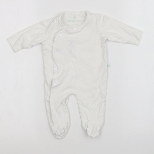 BABYBLOOMS Baby White   Babygrow One-Piece Size 0-3 Months