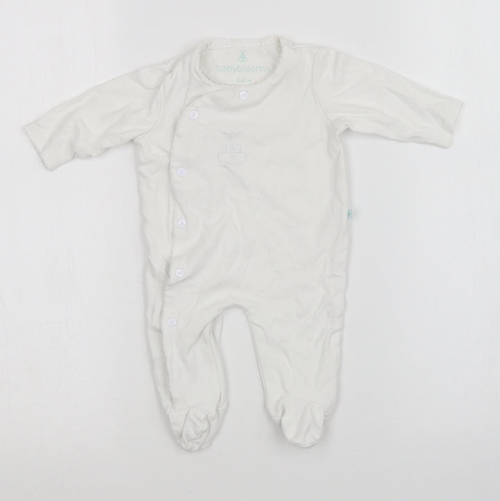 BABYBLOOMS Baby White Babygrow One-Piece Size 0-3 Months