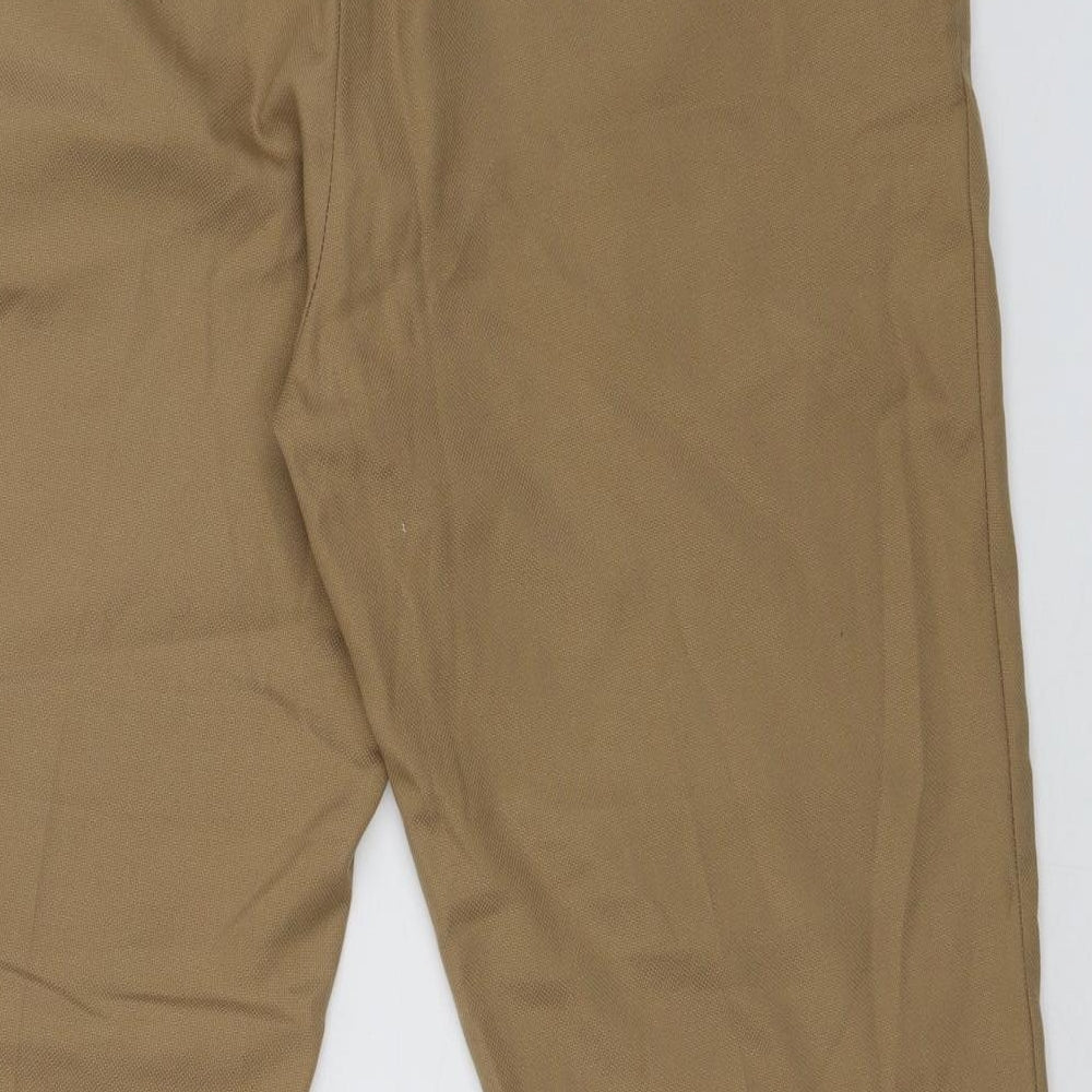 Preworn Womens Brown   Dress Pants Trousers Size 10 L28 in