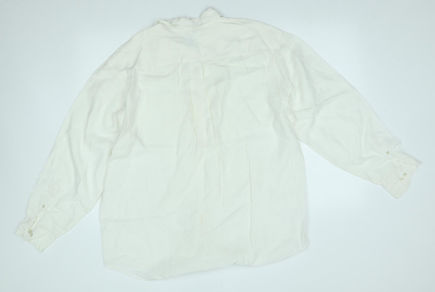 Gap Womens White   Basic Button-Up Size L