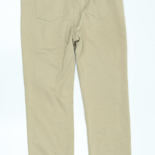 M&S Womens Beige   Straight Jeans Size 14 L26 in