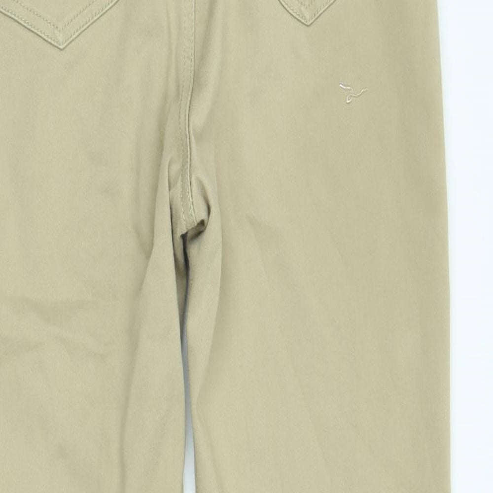 M&S Womens Beige   Straight Jeans Size 14 L26 in