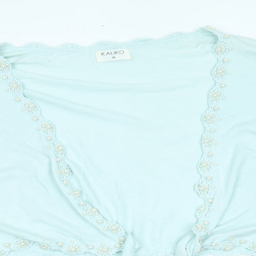 Kaliko Womens Blue   Cardigan Jumper Size 16