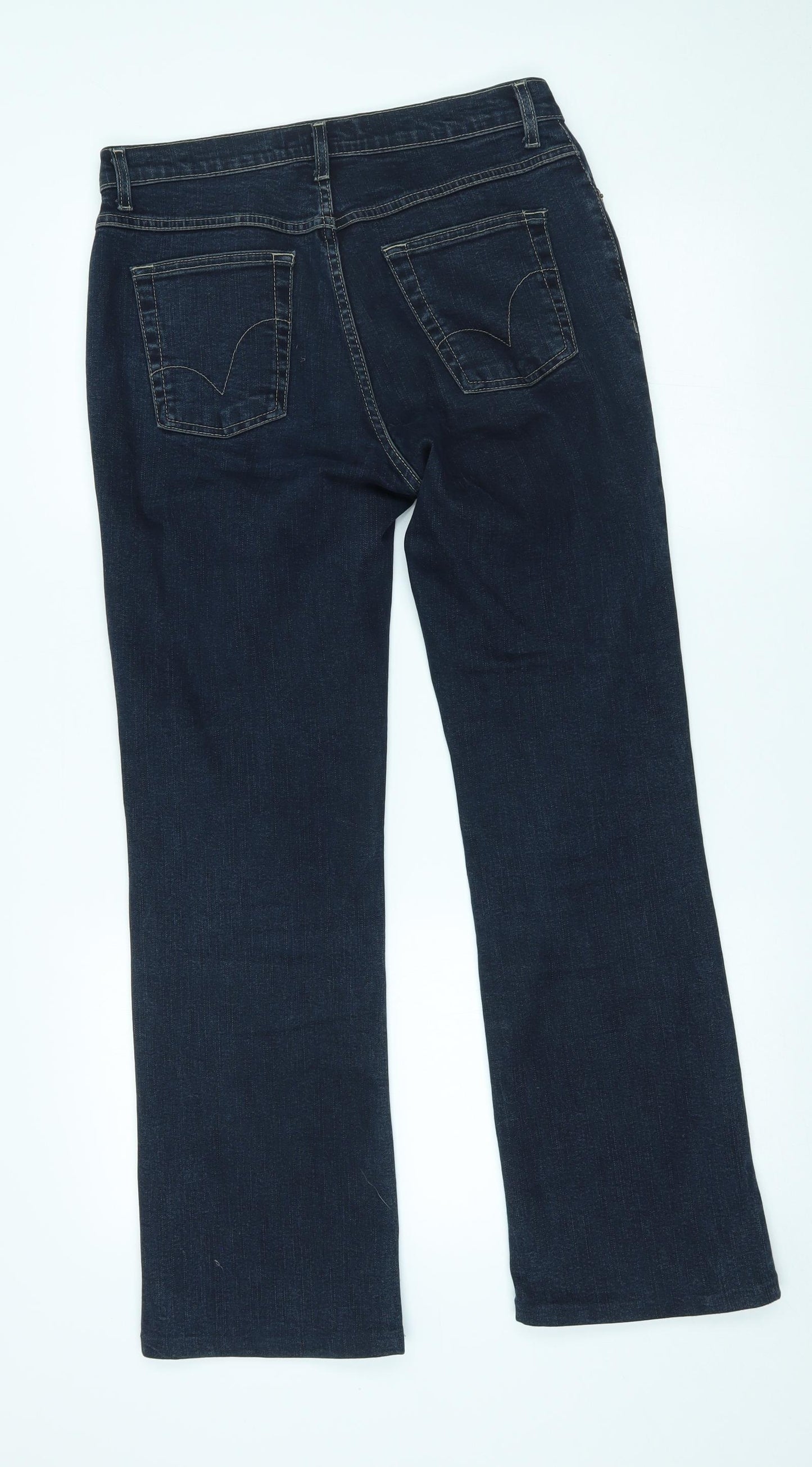M&S Womens Blue   Straight Jeans Size 30 in L27 in