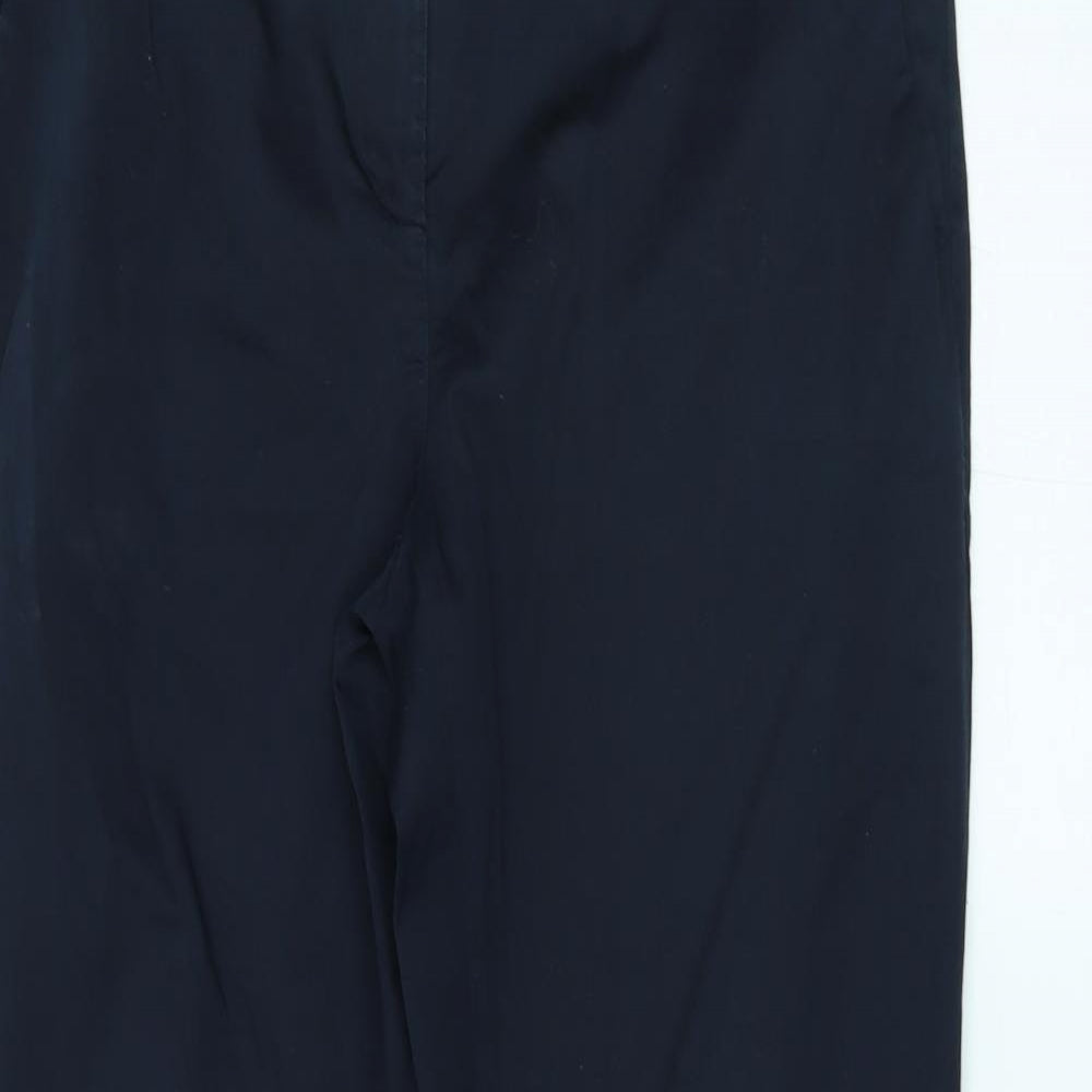 Jigsaw Womens Blue   Chino Trousers Size 14 L27 in