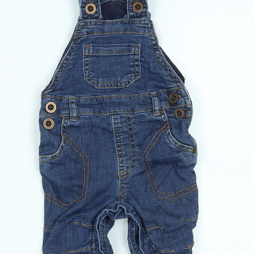 George Baby Blue   Dungaree One-Piece Size 0-3 Months