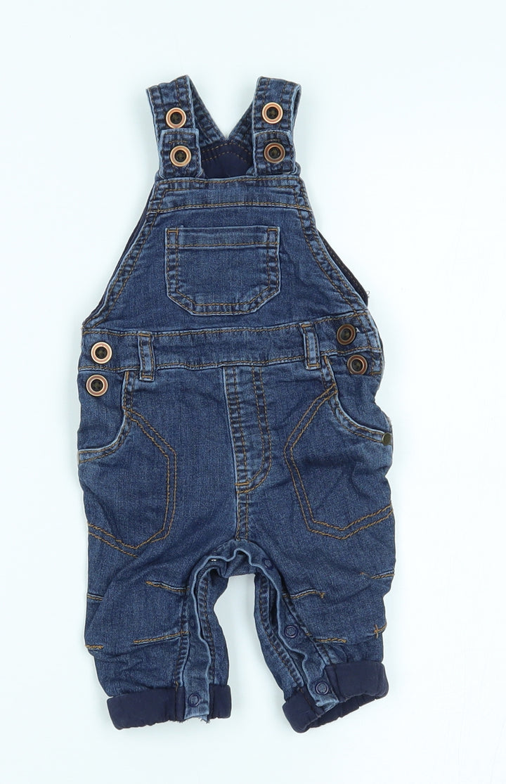 George Baby Blue   Dungaree One-Piece Size 0-3 Months