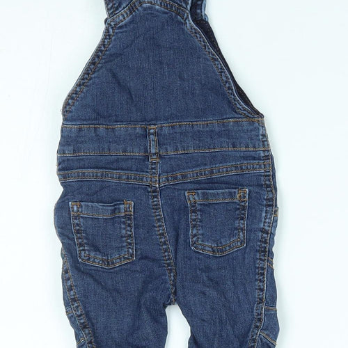 George Baby Blue   Dungaree One-Piece Size 0-3 Months
