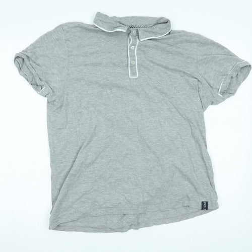 Industrialise Mens Grey    Polo Size L