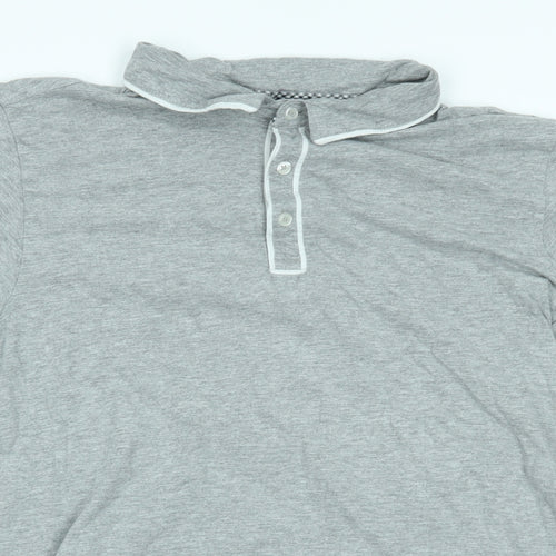 Industrialise Mens Grey    Polo Size L