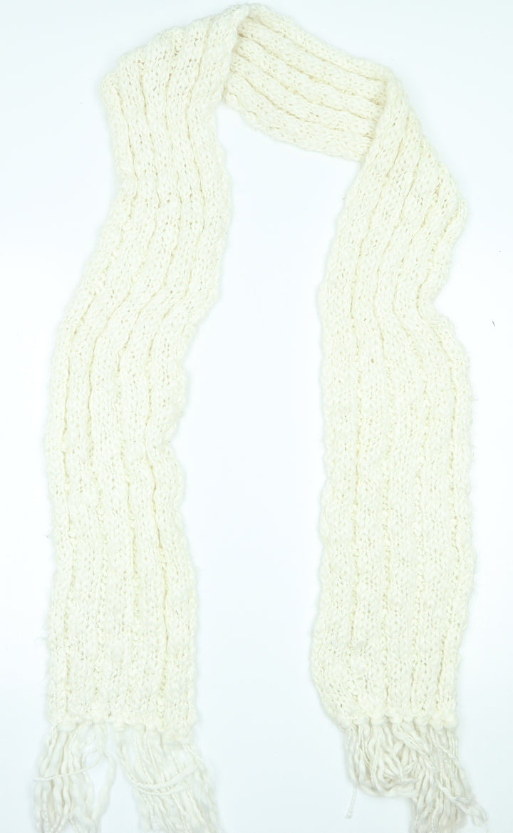 Preworn Womens Ivory Scarf