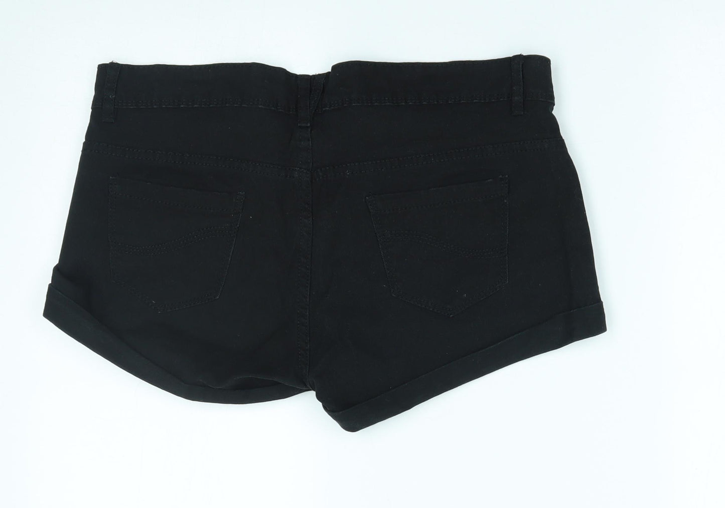 denim co Womens Black   Hot Pants Shorts Size 12
