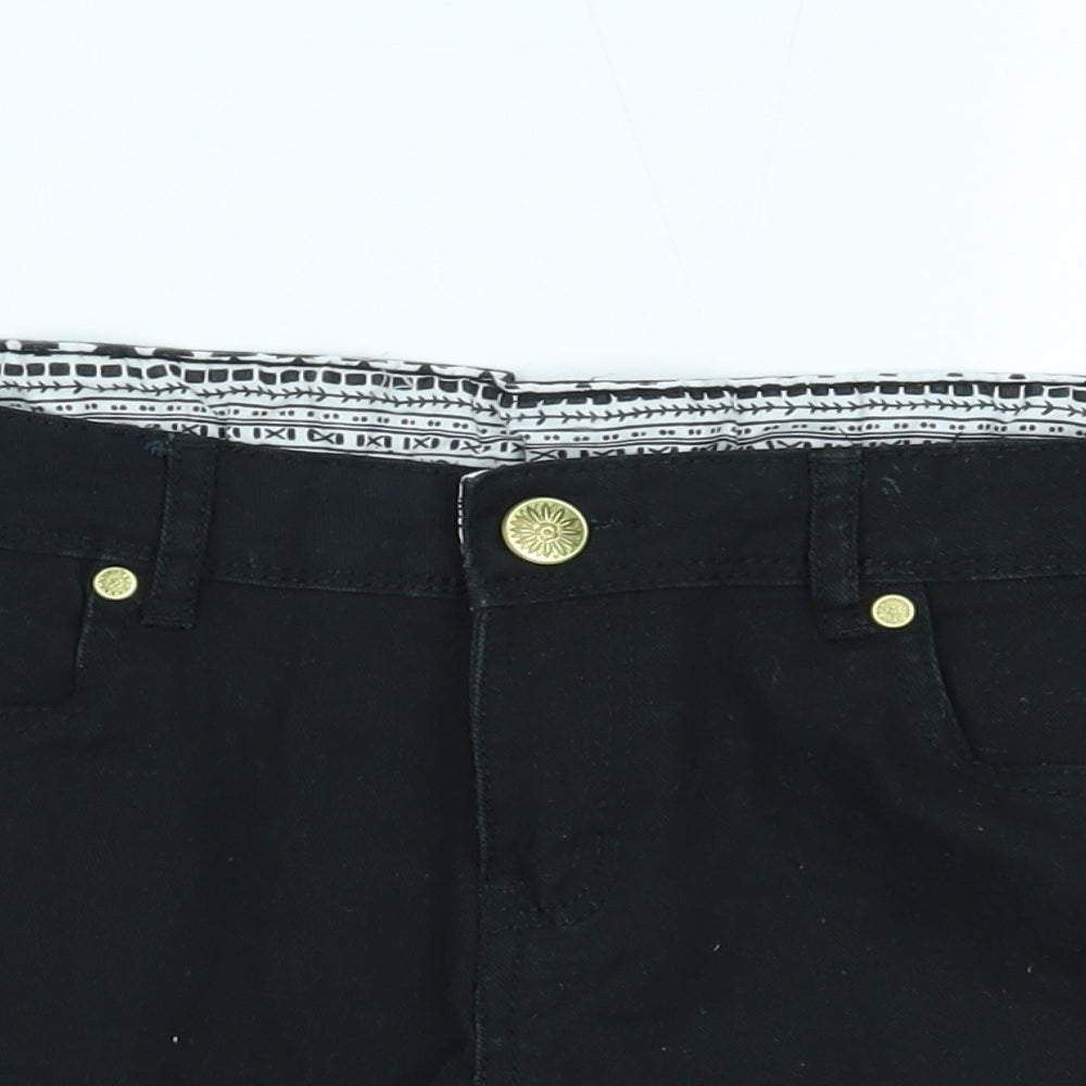 denim co Womens Black   Hot Pants Shorts Size 12