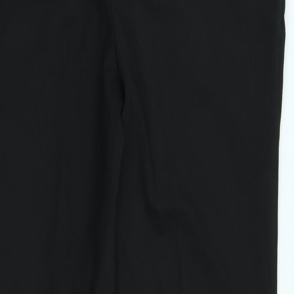 M&S Boys Black   Chino Trousers Size 14 Years