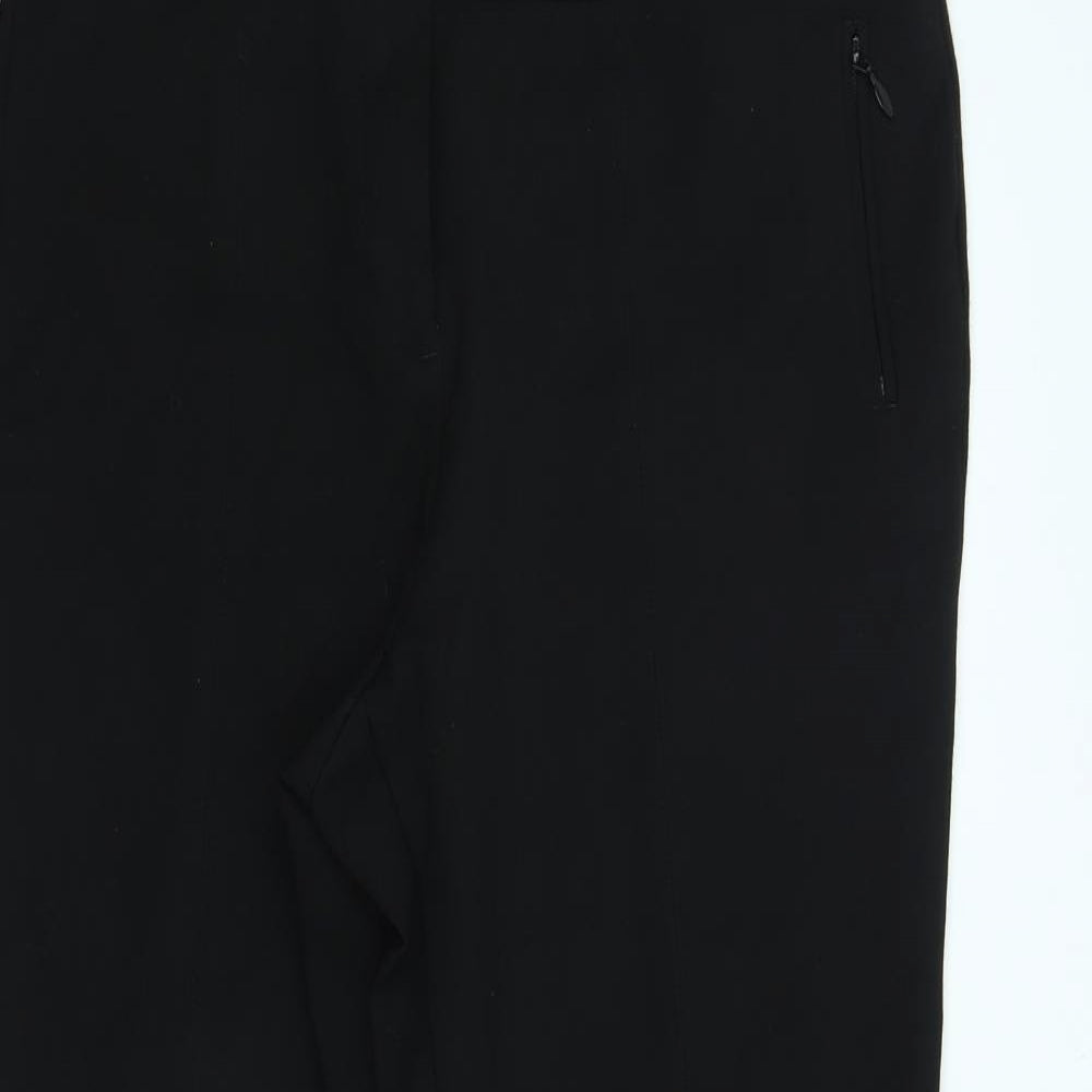 NEXT Womens Black   Bloomer Trousers Size 14 L27 in - bootcut