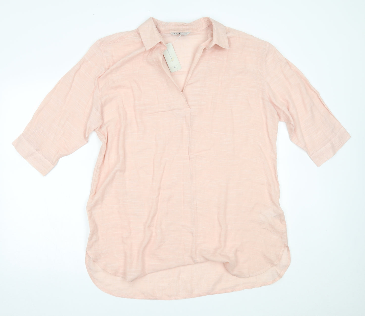 Nutmeg Womens Pink   Basic Blouse Size 18