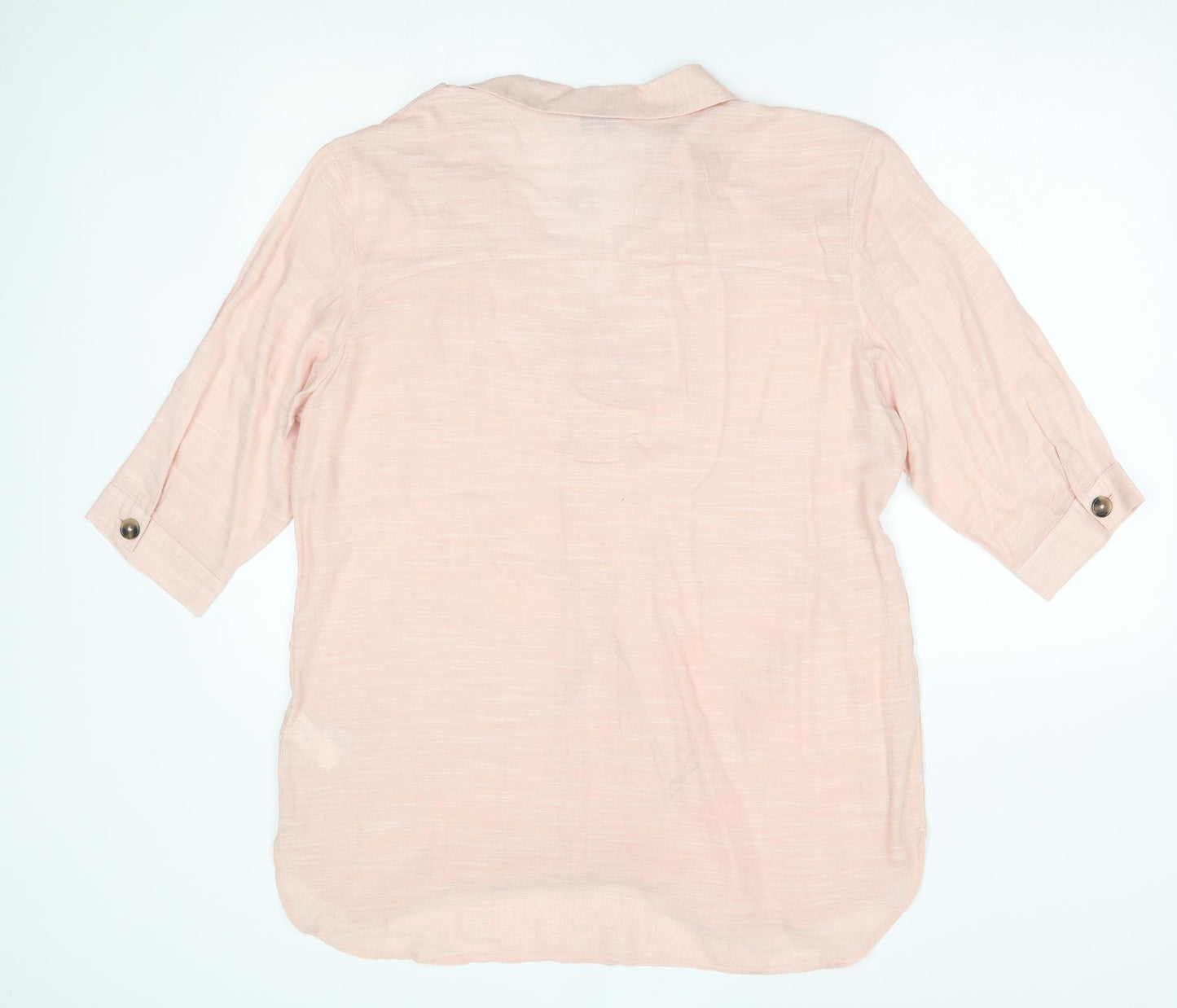 Nutmeg Womens Pink   Basic Blouse Size 18
