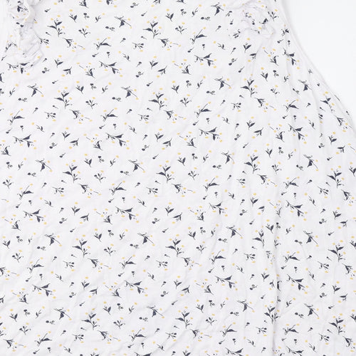 Preworn Womens White Animal Print  Basic Tank Size L
