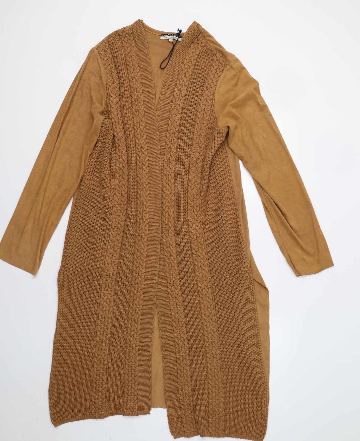 Tricot Collection Womens Brown   Overcoat Coatigan Size XL