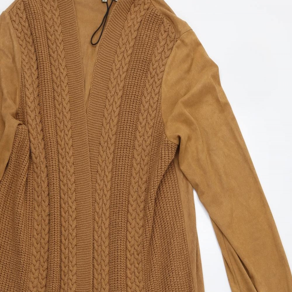 Tricot Collection Womens Brown   Overcoat Coatigan Size XL