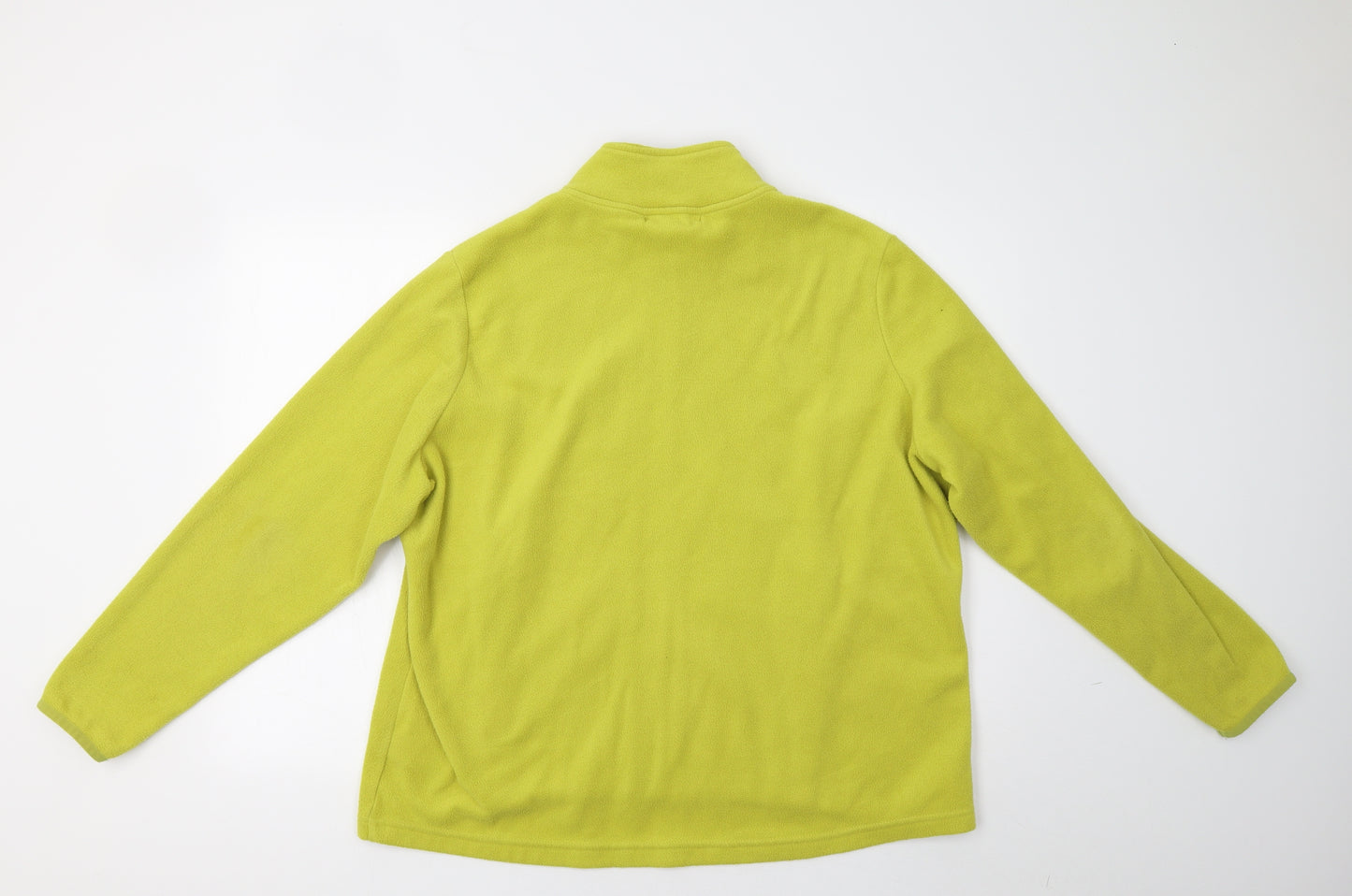 M&S Womens Green   Full Zip Sweatshirt Size 22