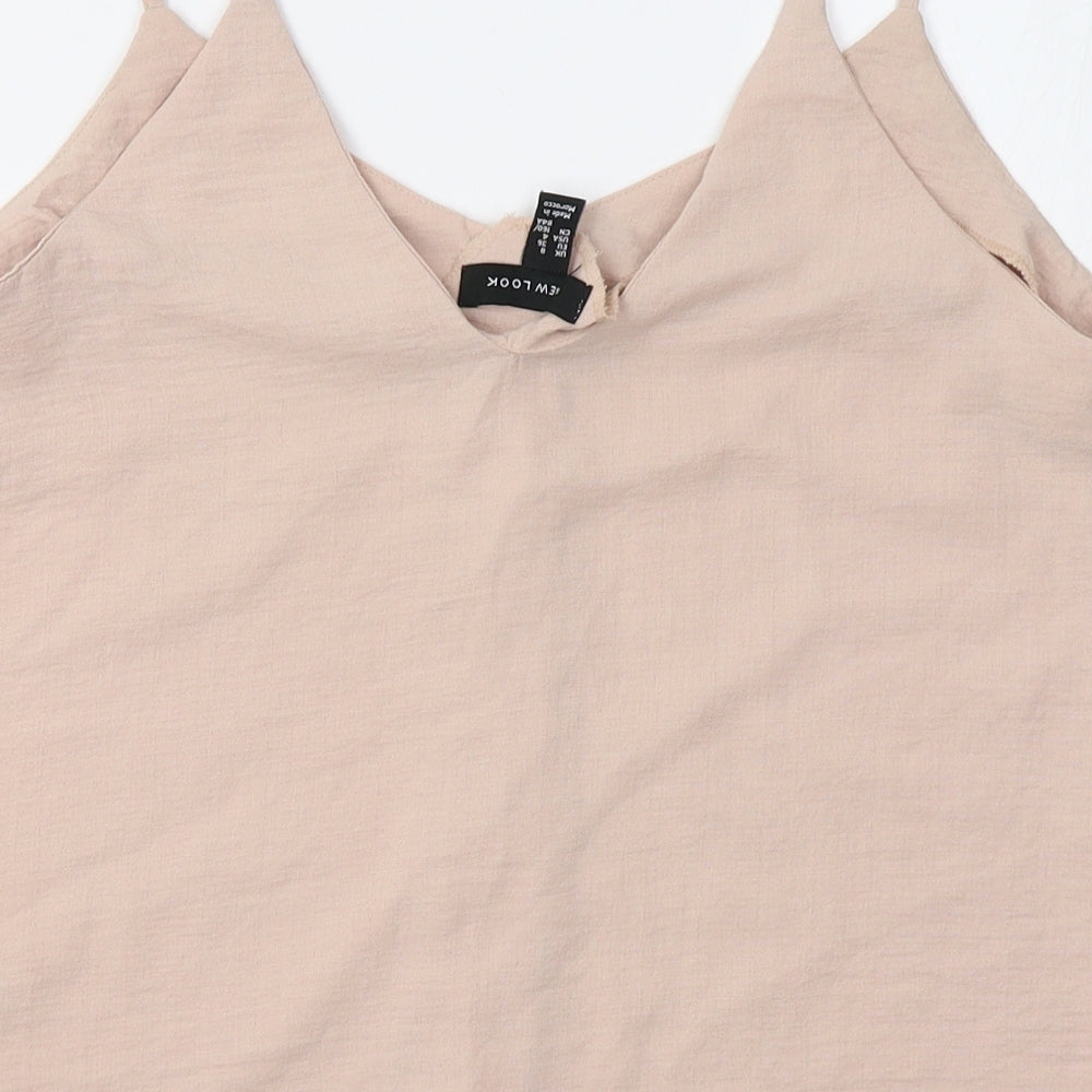 New Look Womens Pink   Camisole Tank Size 8