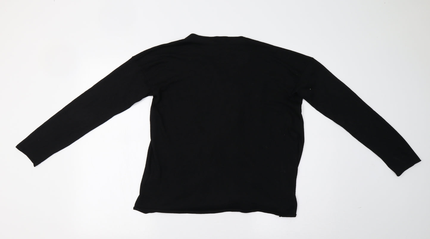 H&M Womens Black   Cardigan Jumper Size S