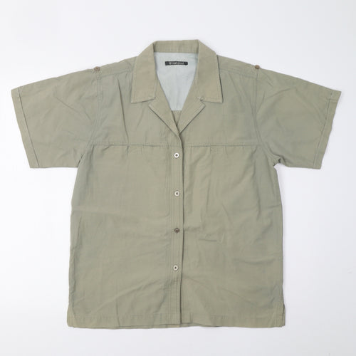 Hawkshead Mens Beige    Button-Up Size M