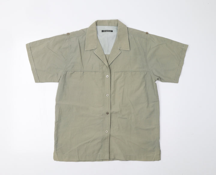 Hawkshead Mens Beige    Button-Up Size M