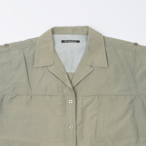 Hawkshead Mens Beige    Button-Up Size M
