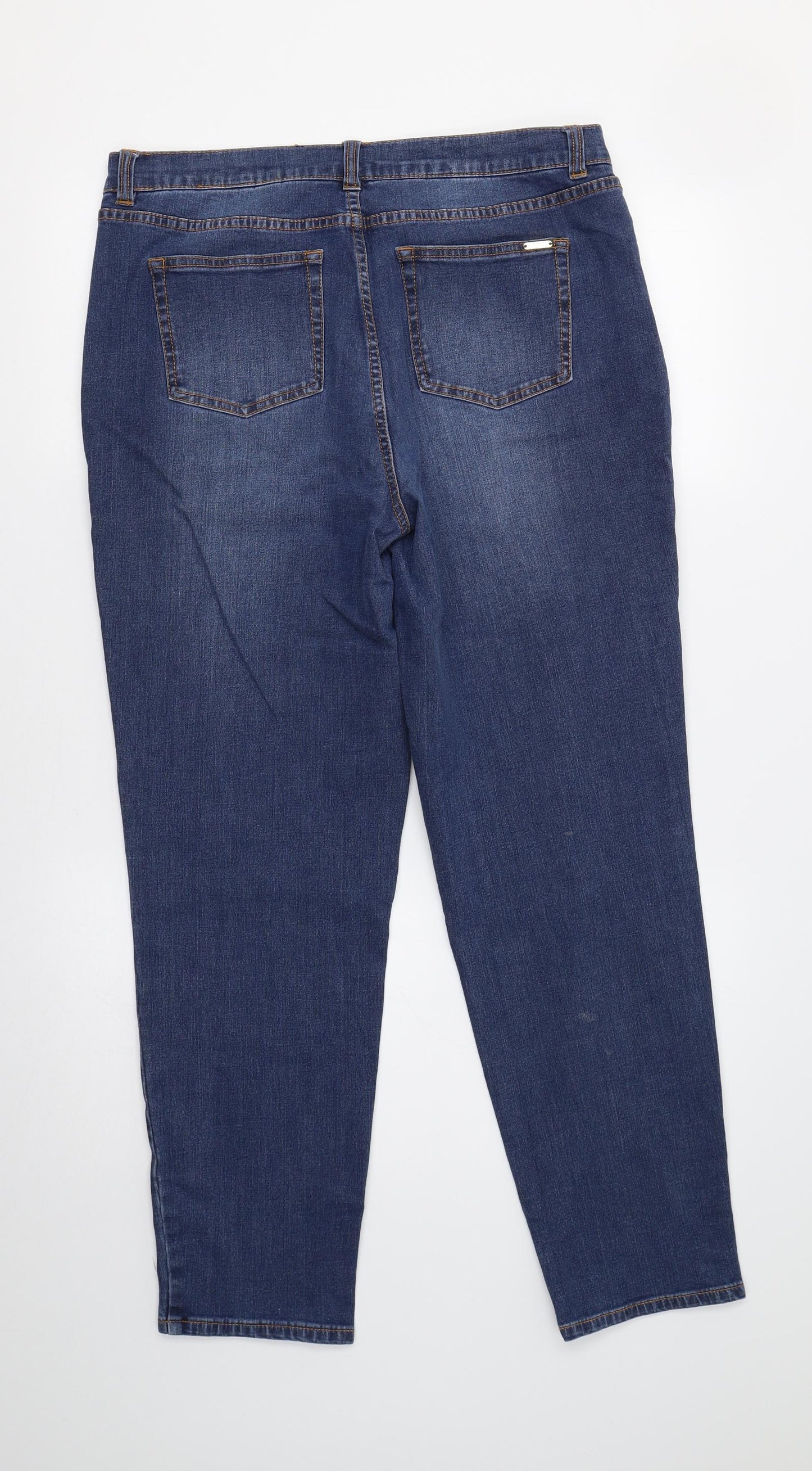 Ruth Lanasford Womens Blue   Skinny Jeans Size 14 L28 in