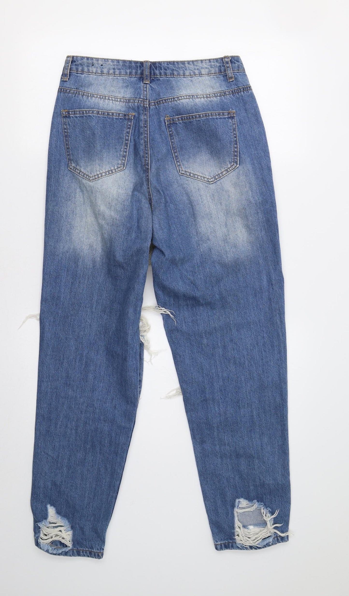 Missguided Womens Blue   Mom Jeans Size 10 L28 in