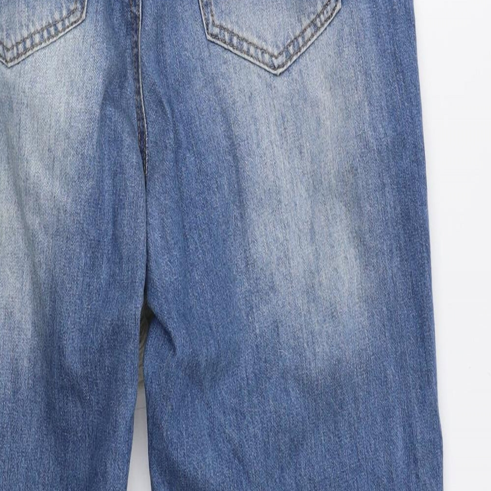 Missguided Womens Blue   Mom Jeans Size 10 L28 in