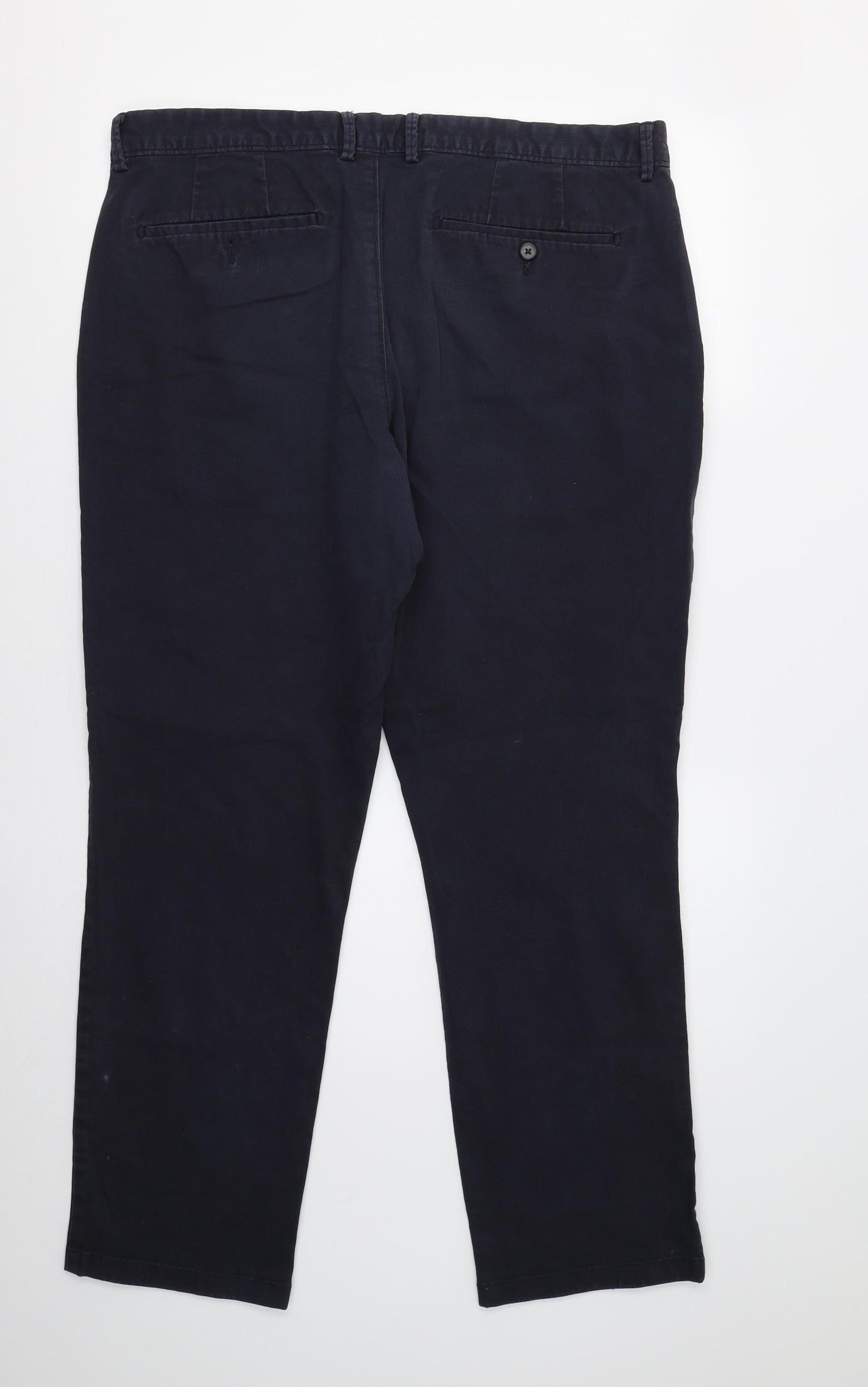 TU Mens Blue   Chino Trousers Size 38 L32 in