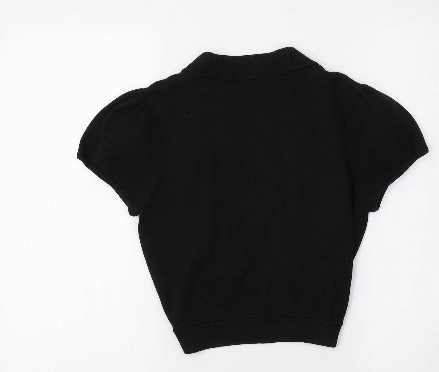 RedHe Girls Black   Shrug Jumper Size 15 Years  - Pearl Bow