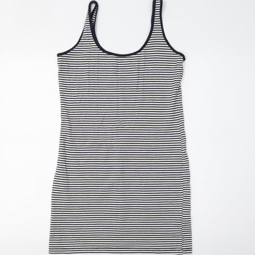 Primark Womens Blue Striped  Basic Tank Size 12