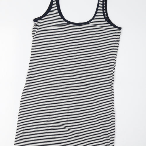 Primark Womens Blue Striped  Basic Tank Size 12