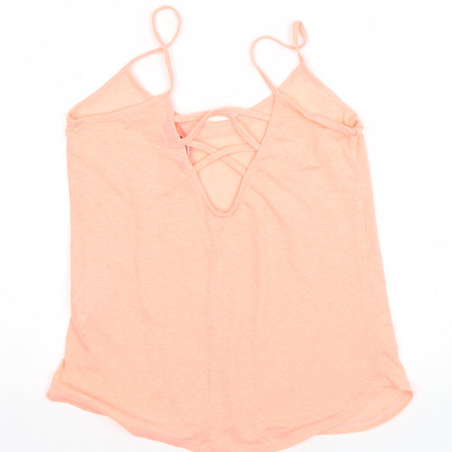 New ok Womens Orange   Basic Tank Size 8