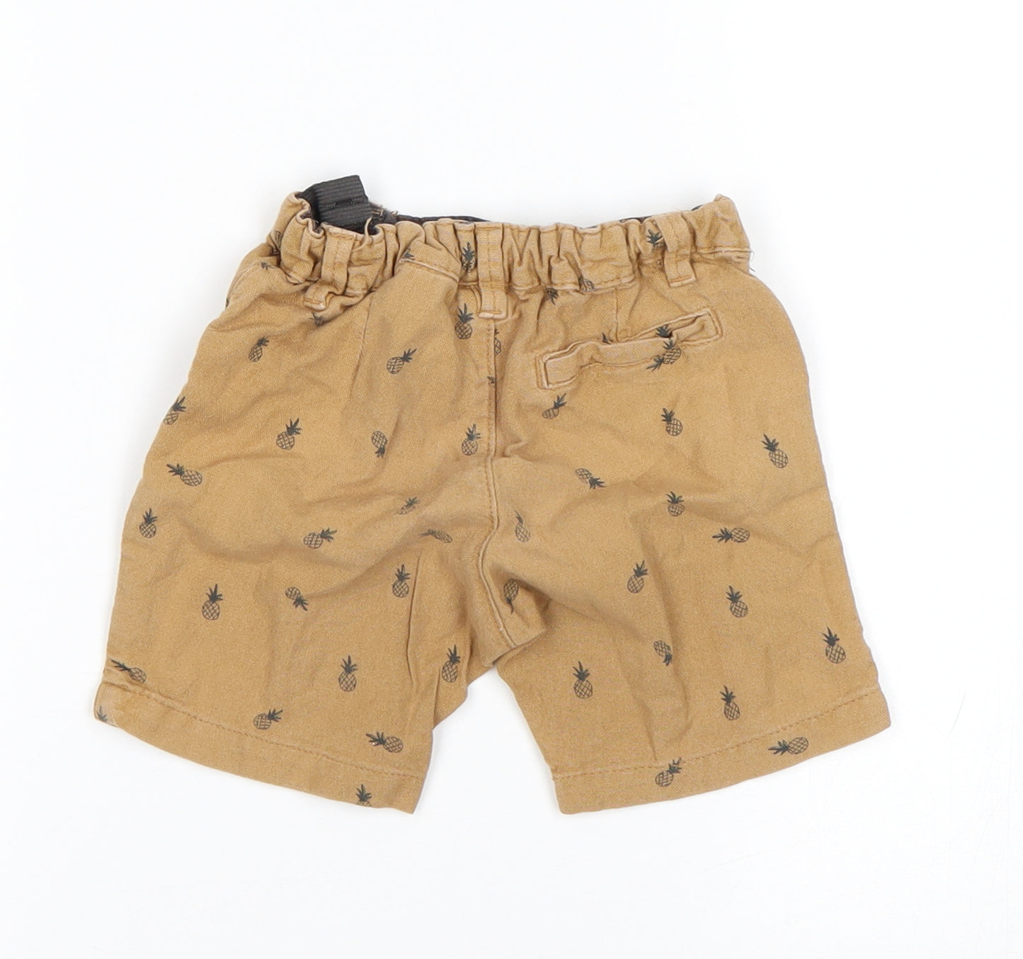 H&M Boys Brown   Capri Trousers Size 9-12 Months