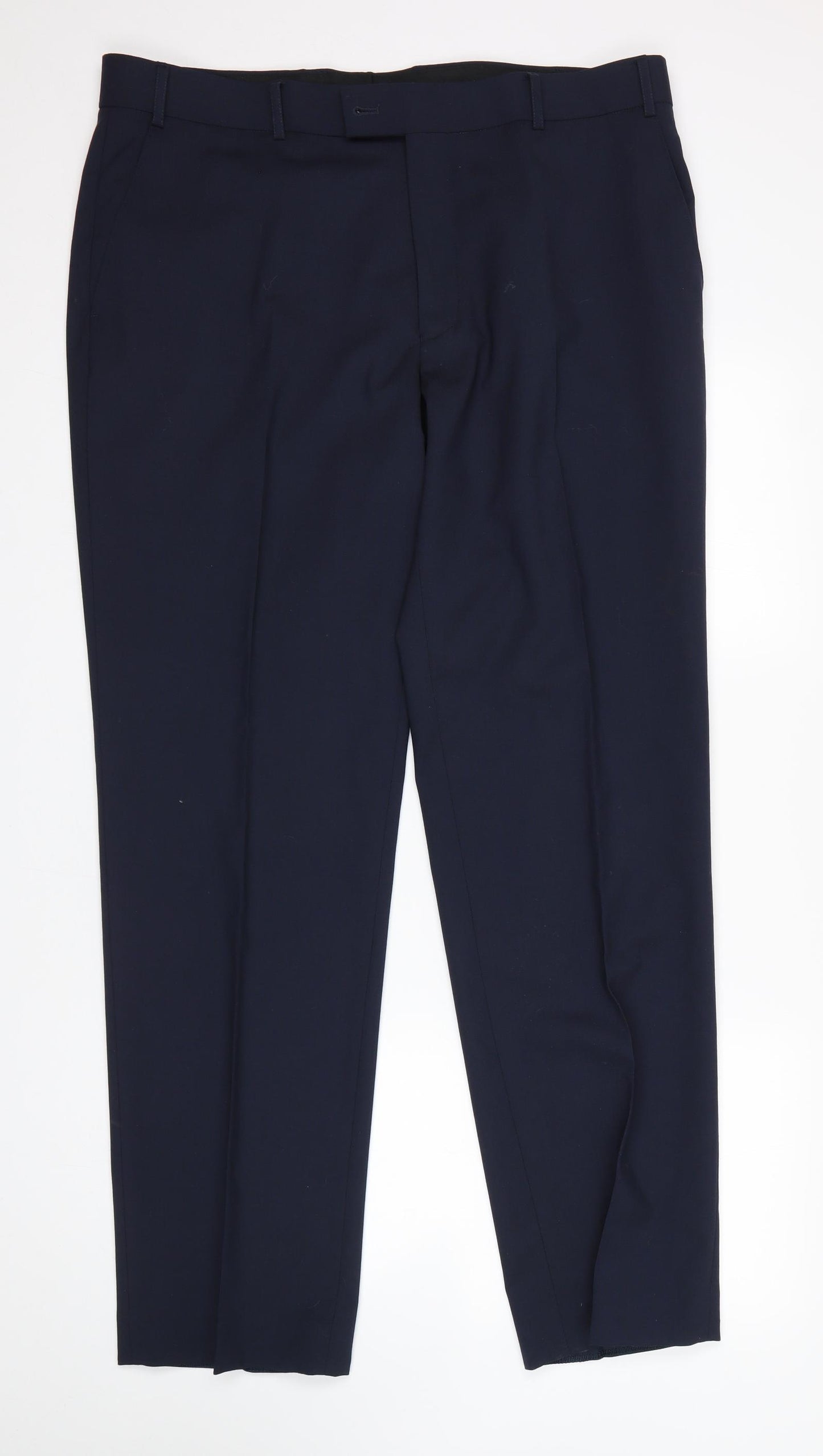 John Lewis Mens Blue   Trousers  Size 38 L32 in