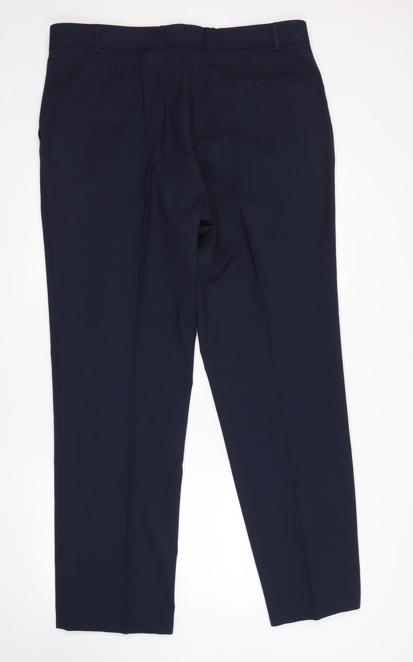 John Lewis Mens Blue   Trousers  Size 38 L32 in