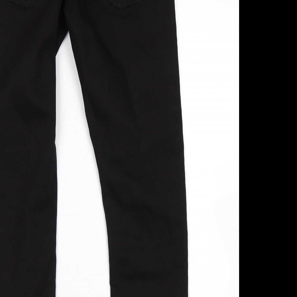 Easy Denim Mens Black   Skinny Jeans Size 30 L30 in