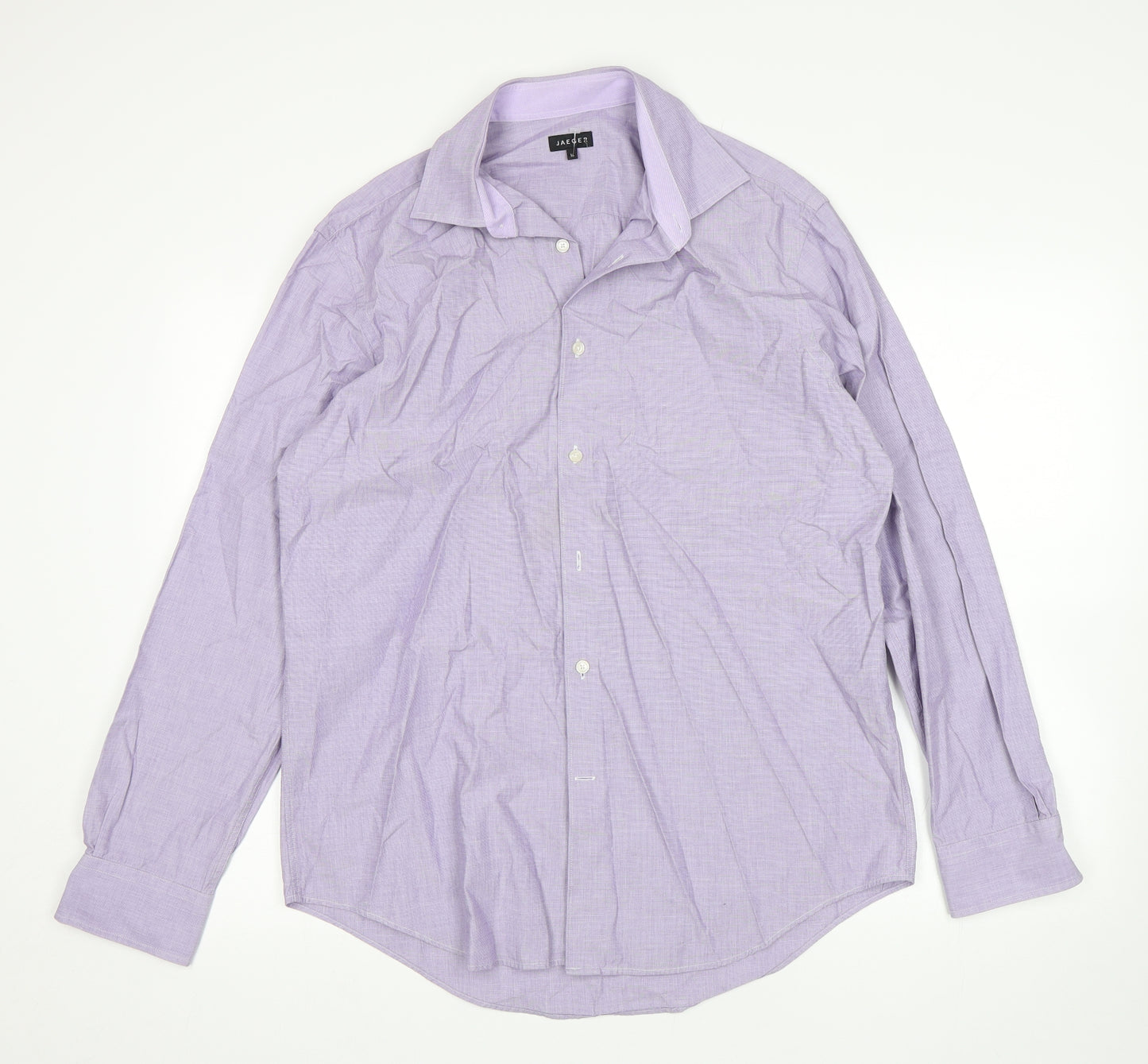 Jaeger Mens Purple    Dress Shirt Size 16