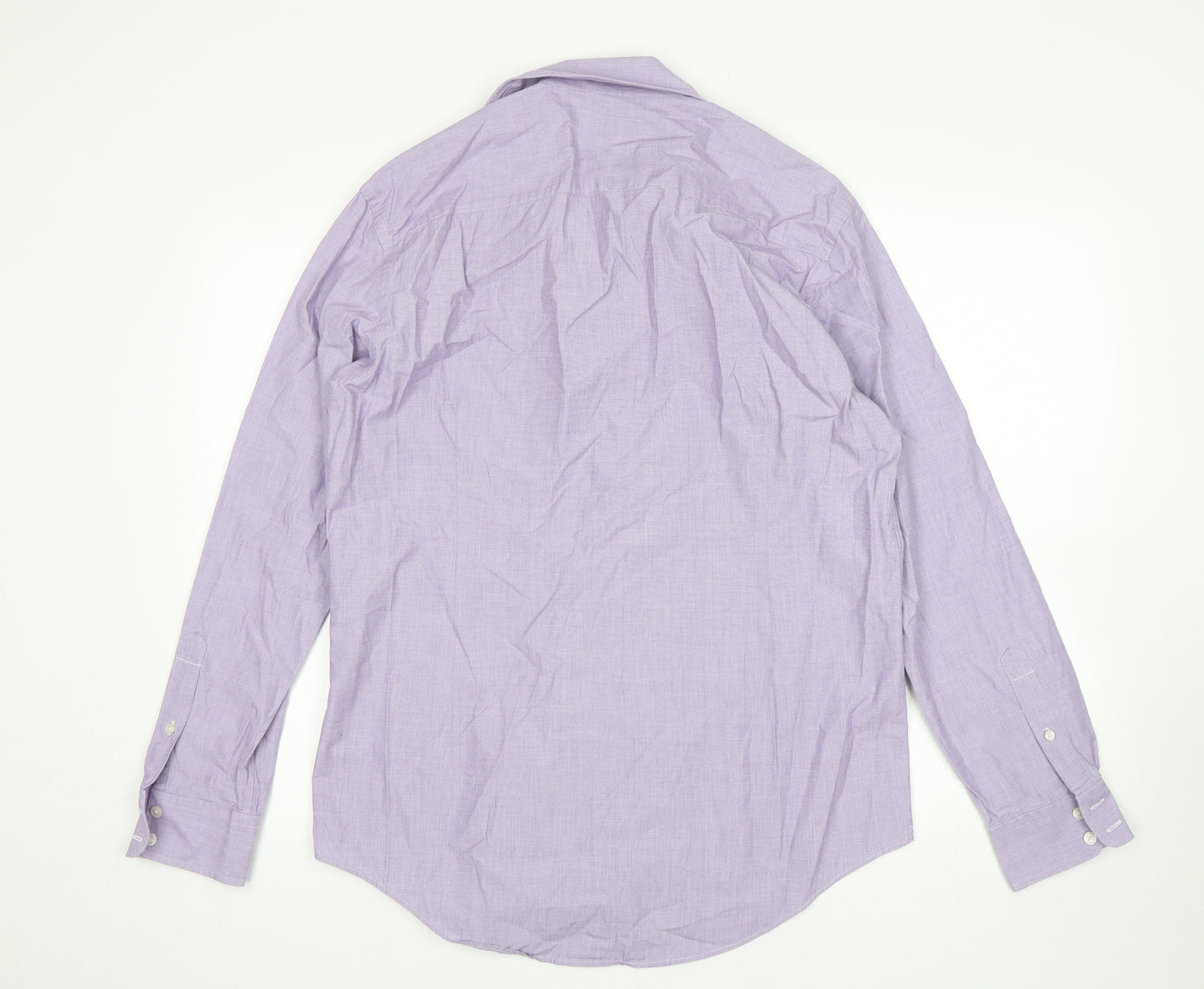 Jaeger Mens Purple    Dress Shirt Size 16