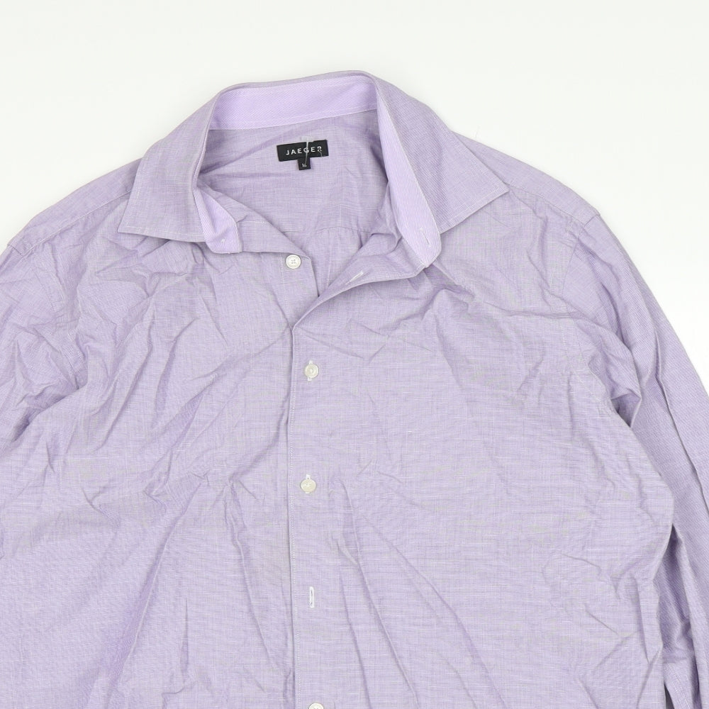 Jaeger Mens Purple    Dress Shirt Size 16