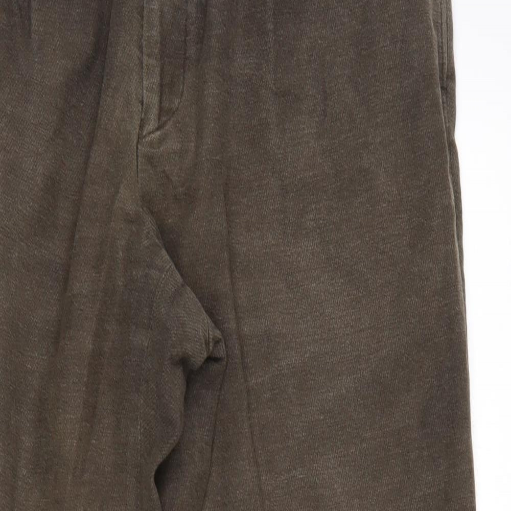 M&S Mens Green   Trousers  Size 34 L31 in