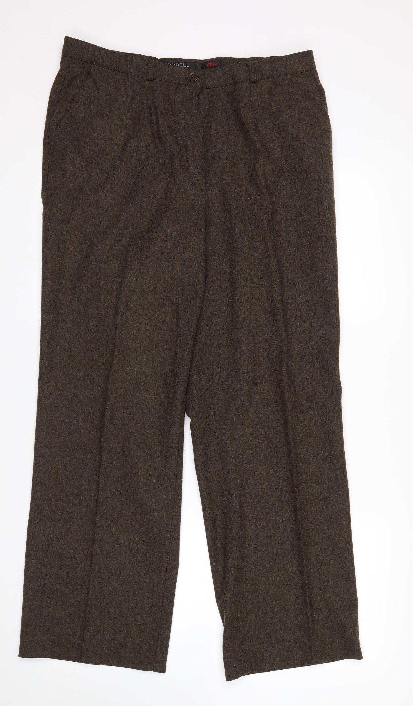 Robell Womens Brown   Trousers  Size 16 L29 in
